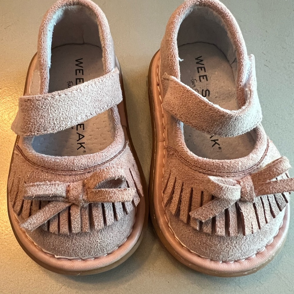 Pink Kids Shoes with Bow